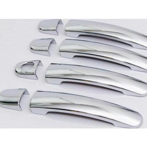 For VW Jetta Mk4 A4 Chrome Door Handle Covers Trim Set for Volkswagen 1J 1999-2007 Accessories Stickers Car Styling 2000 2005