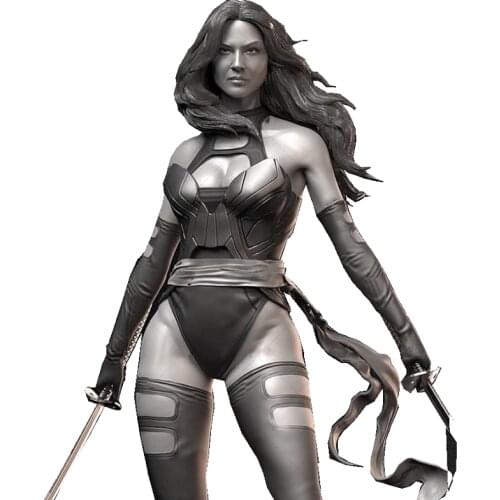 1/6 35cm 3D Printing Garage Kit GK Model American Woman Hero Action Figure Unpainted High Quality ,Gift To Painte A067