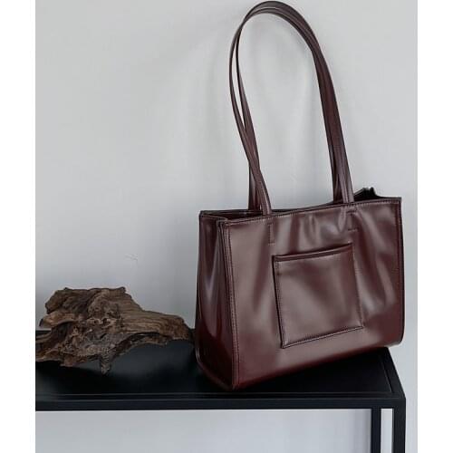 2021 New Vintage Womens Bag High Quality PU Leather Ladies Shoulder Bag Korean Style Small Female Handbags Whole Sale