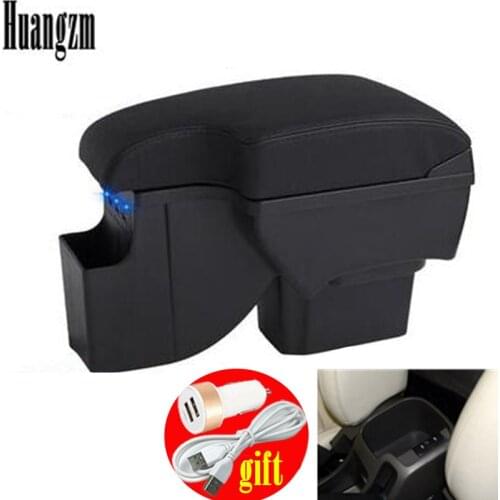 Armrest Box For Chevrolet Cruze Armrest In Car Storage Box For Cruze 2009-2015 PU Leather