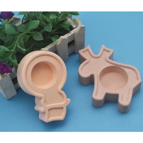 Christmas Candlestick Epoxy Resin Mold DIY Crafts Candle Holder Silicone Mould