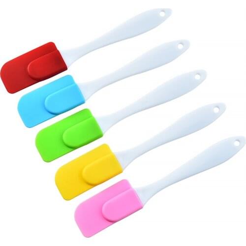 Silicone Spatula Non-stick Cake Cream Baking Scraper Heat-Resistant Cooking cookie pastry scraper Kitchen Utensil food grade