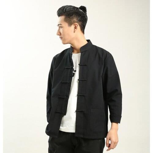 Traditional chinese clothing for men male oriental winter jacket for men wushu kung fu outfit clothing jackets men 2018 TA105