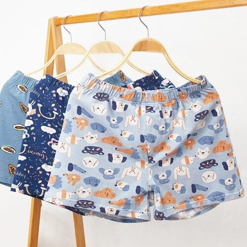 Sexy Men Cotton Print Boxers Shorts Underwear Man Cuecas Sleepwear Boxer Homme Male Gay Penis Underpants