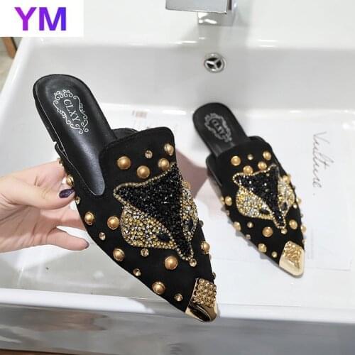 2021 Summer Women Wedge Sandals Platform Pointed Toe Soft Comfortable Casual Shoes Crystal Outdoor Beach Sandals Ladies Shoes