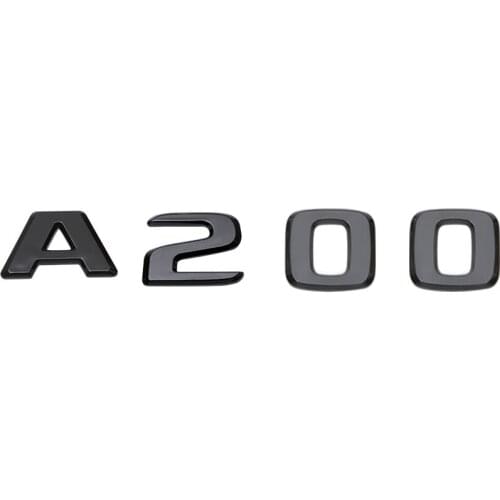 ABS Plastic 3D Sticker For W176 W169 A-Class A200 A250 A260 Rear Tail Emblems Letters Badge Logo stickers