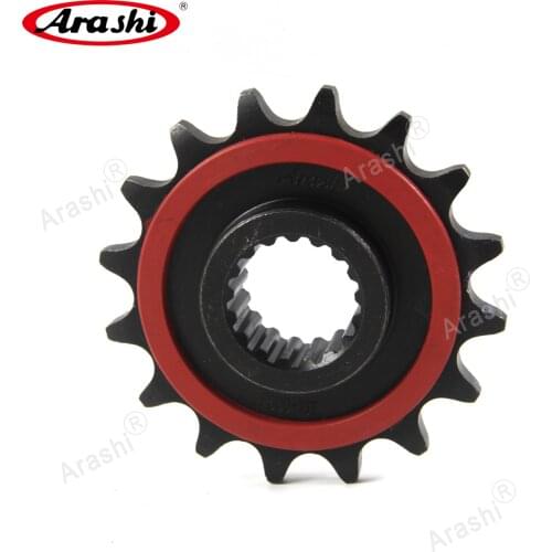 Arashi 16T 525 Rubber Cushioned Steel Front Sprocket For BMW F800 GS Triple Black / Trophy 2012 F 800 GS F800 Chain Sprockets