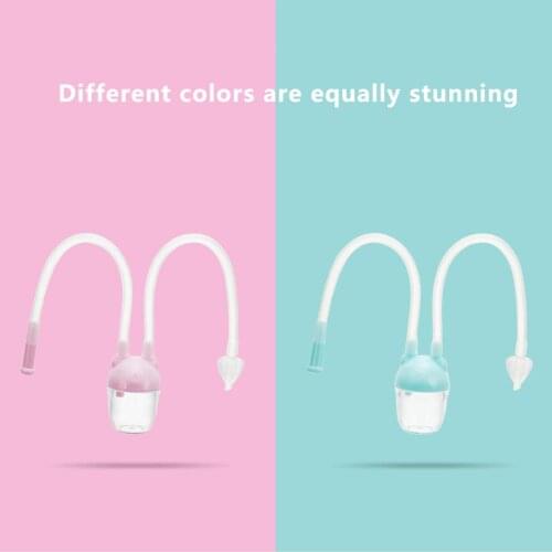 Baby Nasal Aspirator Mouth Suction Device Nose Cleaner Bear Catheter Safe Hygienic Nose Cleaner Snot Sucker For Newborn Baby