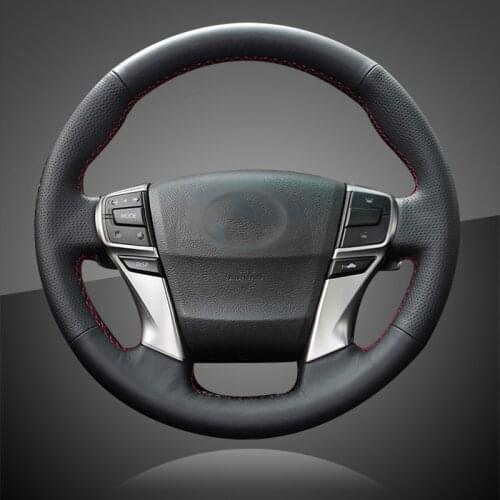 Auto Braiding On The Steering Wheel Cover for Toyota Reiz Mark X 2009-2015 Car Braid Wheel Covers