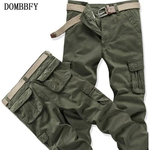 Cargo Pants Men Camouflage Trousers Cotton Casual Multi-pocket Washed Overalls Army Work Combat Pants Mens Military Cargo Pants