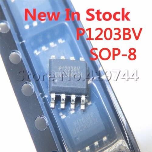 5PCS/LOT P1203BV SOP8 P1203BVA SOP-8 LCD power chip In Stock NEW original IC