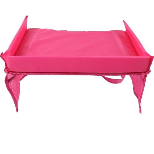 Baby Car Tray Plates Portable Waterproof Dining Drink Table For Kid Baby Playpen Car Seat Children Cartoon Toy Storage Fence