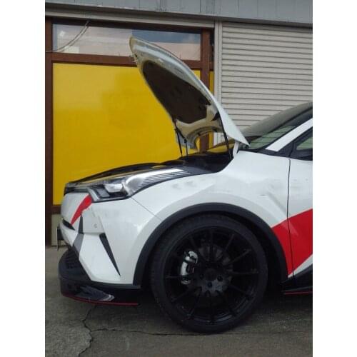 For Toyota C-HR ZYX10 SUV Front Hood Bonnet Modify Gas Struts Carbon Fiber Spring Damper Lift Support Absorber