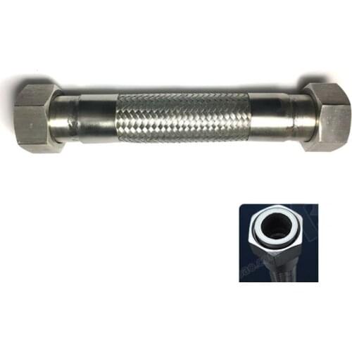 G1" Stainless Steel Corrugated Gas and Liquid Pipe Hose 120 to 200cm