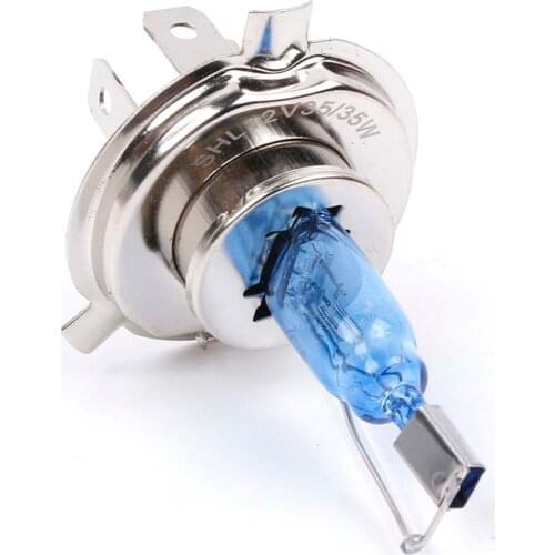 H4 35W Universal Motorcycle Xenon Light Xenon HID Headlight Halogen Light Bulb Lamp White 6000K Car Motorcycle