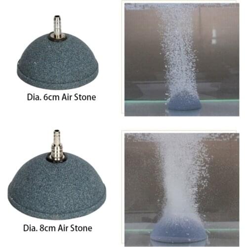 60mm 80mm Aquarium Air Stone Bubble Stone Aerator for Aquarium Fish Tank Pump Hydroponic Oxygen Plate Mini Air Pump Accessories