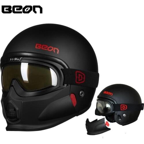 Beon Motorcycle Modular 3/4 helmet Open Face Helmets Motorbike Casque Casco Motocicleta Capacete Helmets