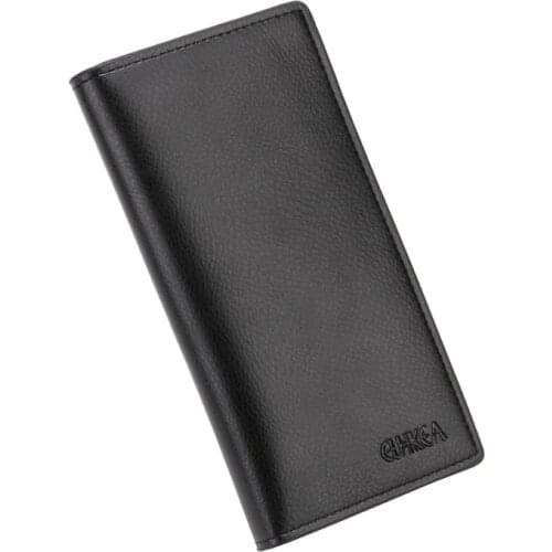 2021 New Mens Business PU Leather Long Wallet Pocket Credit Card Holder Clutch Bifold Purse