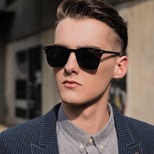 Polarized HD Sunglasses Mens Classic Retro Anti-glare UV500 Sunglasses Trend Sunglasses