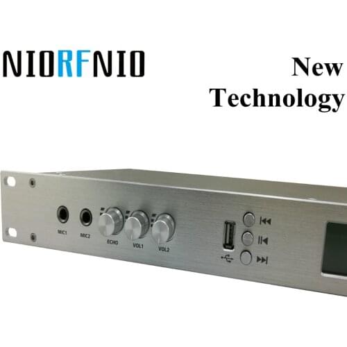 Manufacturer Free Shipping RDS Digital Partition Radio Broadcaster 10km to 15km Support U Disk Play NIO-T50R FM PLL Transmitter