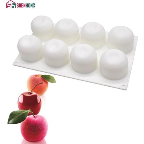 SHENHONG Apple Silicone Amazing Mold DIY Mould Baking Cake Mousse For Pudding Chocolate Pies Brownie Dessert Kitchen Bakeware