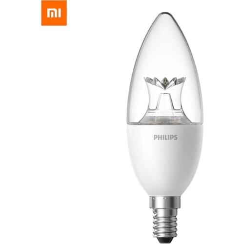 Xiaomi Smart LED Lamp Wifi Remote Control by Mihome App Adjustment Brightness E14 Bulb 3.5W 0.1A 220-240V 50/60Hz 250ml/200ml