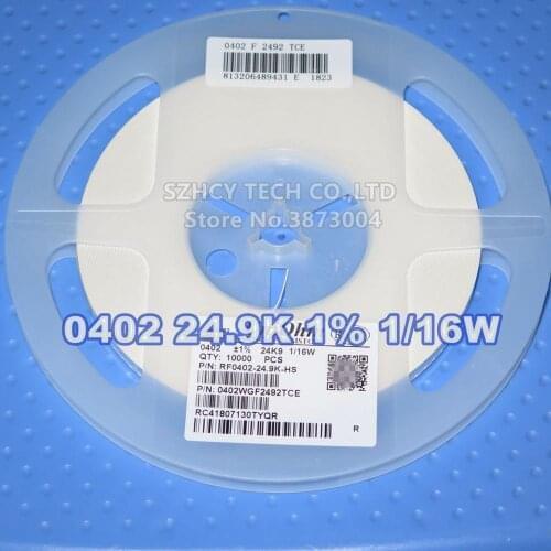 10000pcs 0402 24.9K 24K9 1% 1/16W RF0402-24.9K-HS Chip Resistor