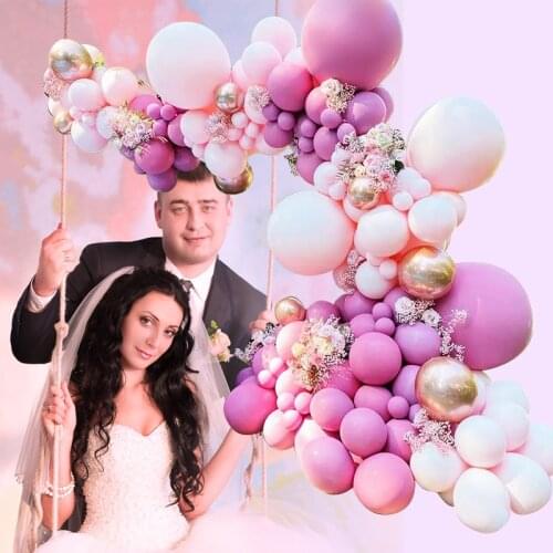 119pcs Multicolor Balloons Arch Set Wedding Celebration Birthday Party Anniversary Valentine Graduation Party Balloon Decoration