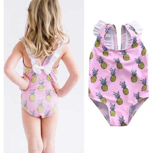 2019 Toddler Baby Girls Kid Swimsuit Bathing Tankini Bikini Set Swimwear Beachwear
