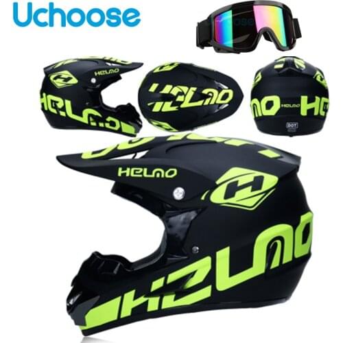 2021 Universal Sports Motorcycle Off-road Helmets Racing Cycling Downhill Motobike Motocross Full Face Helmet Men Women