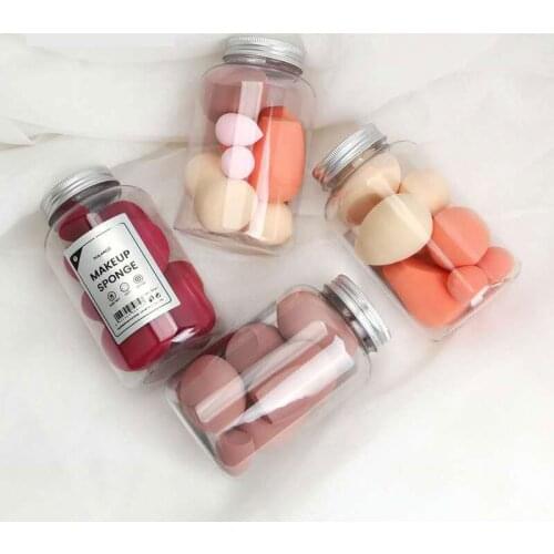 8pcs Gourd shape puff beauty egg drop shape puff makeup egg makeup egg cushion sponge egg puff boxed