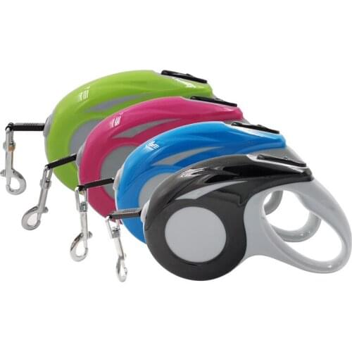 3/5M Pet Dog Cat Puppy Automatic Retractable Traction Rope Walking Lead Leash Outdoor Security Training Dog Harness Pet Supplies