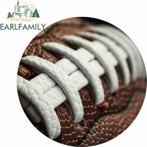 EARLFAMILY 13cm x 13cm For Football Car Decal Vinyl Car Sticker Anime Waterproof For SUV JDM VAN Sunscreen Windshield Decoration