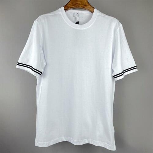 Summer Mens Cotton Tooling Style T-shirt
