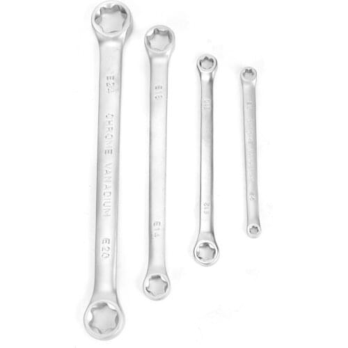 4Pcs/Set E8-E24 Hex Wrench Double End E Cr-Mo Pentalobe Spanner Set Car Repair Tool