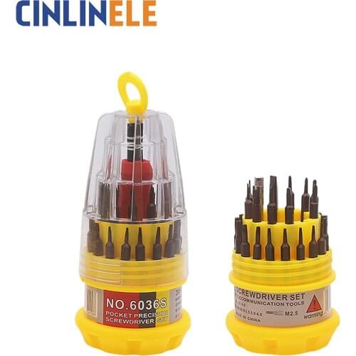 30 Bits Precision Screwdriver Set with Case All-in-One Multi-Function Repair Tool Kit Magnetic