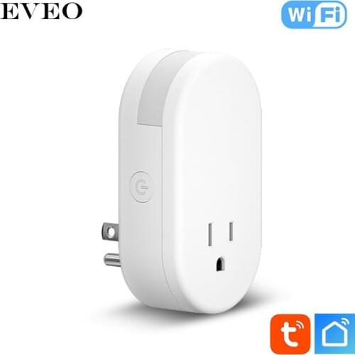 EVEO US Tuya Smart Life Voice Control Wifi Control Wall Socket