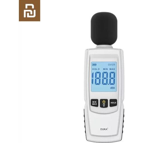 New Youpin Duke High Precision Decibel Meter FB1 Noise Detector HD Backlight Display Condenser Microphone Decibel Tester