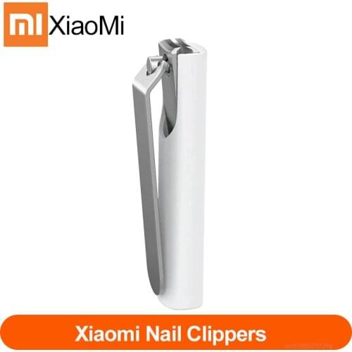 Original xiaomi Mijia Nail Clippers Stainless Steel Nail Clippers With Anti-splash cover Compact Mi Nail Clipper Portable