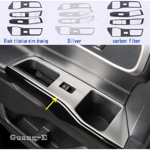 Car Body Armrest Handrail Inner Door Window Glass Switch Panel Cover Trim Stick Frame For Ford Explorer U625 2019 2020 2021