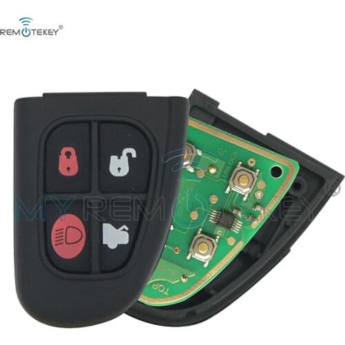 Remtekey Flip remote key fob for Jaguar X S XJ XK NHVWB1U241 4 button 434Mhz
