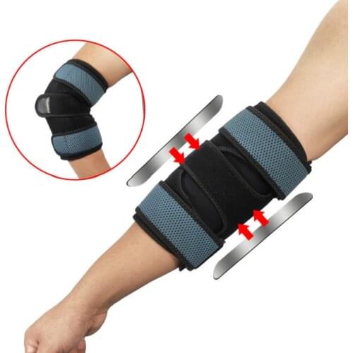 1PCS Adjustable Elbow Fixed Arm Splint Brace Elbow Joint Brace Support With 2 Steel Plates Elbow Fracture Stabilizer Protector