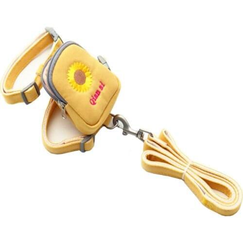 1PC Dog Backpack Harness With Leash Set Adjustable Pet Leash Dog Traction Rope Puppy Leash Outdoor Training Dog Accessories