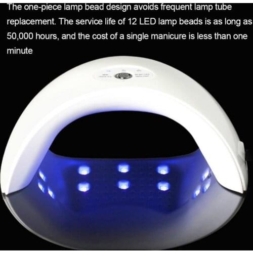 Nail Art Nail Dryer UV Gel Polish Nail Lamp Drying Curing Nails Varnish Manicure Machine Nail Drying Lamp Beads 36W UV LED Lamp
