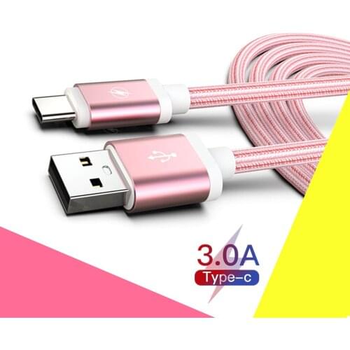 USB Type C Cable for Huawei P30 P20 Lite Pro Mate 10 20 30 Pro Fast Charger for Samsung S10e S9 Honor V20 10 9 8 Navo 2 3 3i 4e