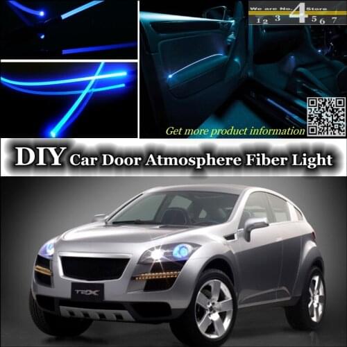 Interior Ambient Light Tuning Atmosphere Fiber Optic Band Lights For Daewoo T2X Inside Door Panel illumination (Not EL light)