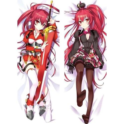 Japanese Anime Game Elsword Elesis Crimson Avenger Otaku Decorative Dakimakura Gifts Bedding Hugging Body Pillow Case 150x50 CM