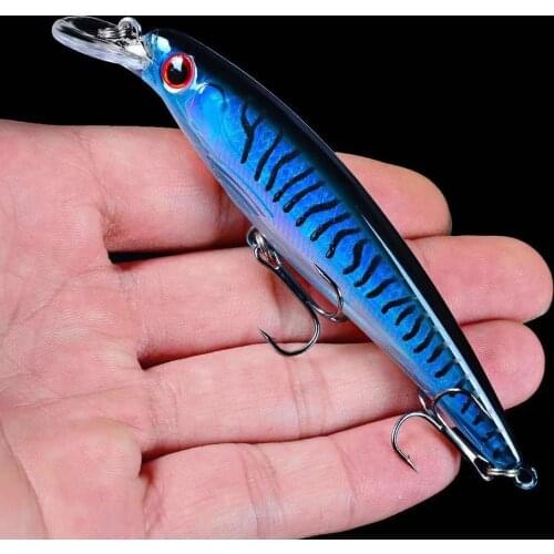 1PC 11cm 13.8g Topwater Minnow Fishing Lure Floating Laser Hard Aritificial Bass WobblersCrankbait Trout Baits Fishing Tackle