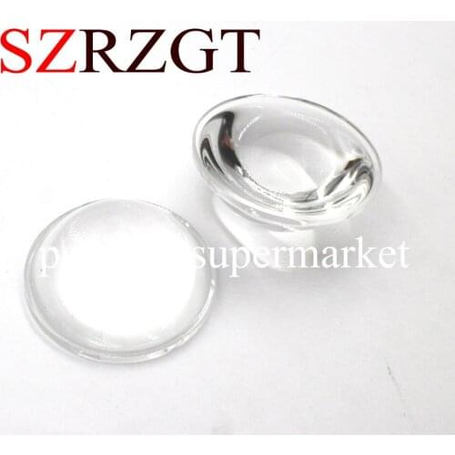 10pcs 50mm Water Clear Convex Lens Optical Hight Quality Glass LED Lens For Auto Led Car Lamp