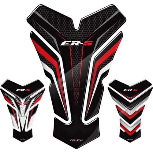 3D Motorcycle Tank Pad Protector Stickers Case for Kawasaki ER5 ER-5 Tankpad